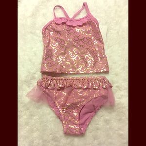 NWT Violet Mermaid Tankini 2 pc Size 12 months